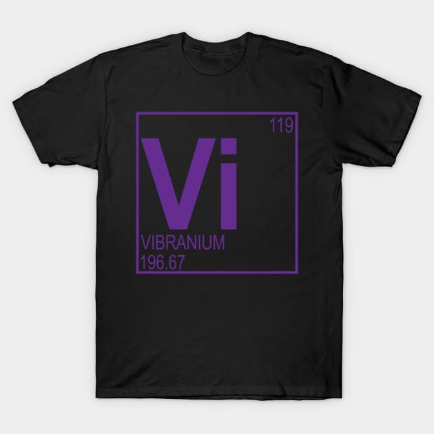 Periodic Vibranium T-Shirt by BossFightMAM